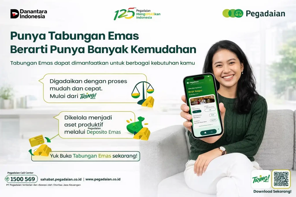 Pegadaian Kantor Wilayah IX Dorong Perencanaan Keuangan Cerdas melalui Tabungan Emas