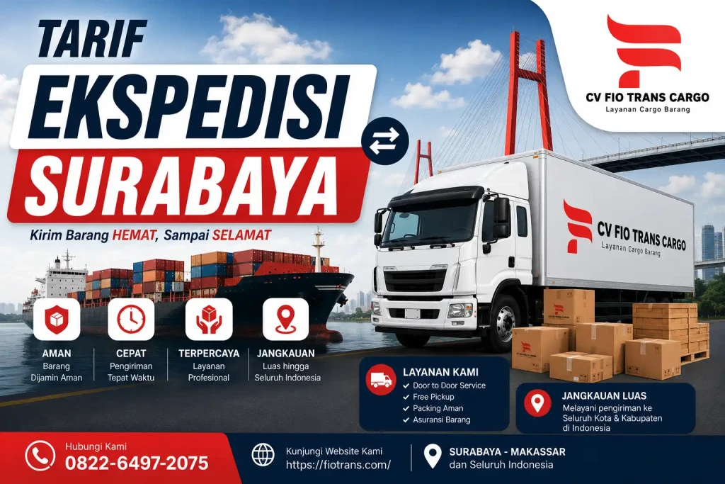 Tarif Ekspedisi Surabaya
